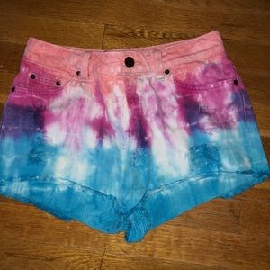 Urban Outfitters tie-dye shorts